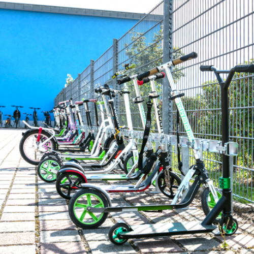 Mobilier de sécurité. Parking pour trottinettes : Rollerstop