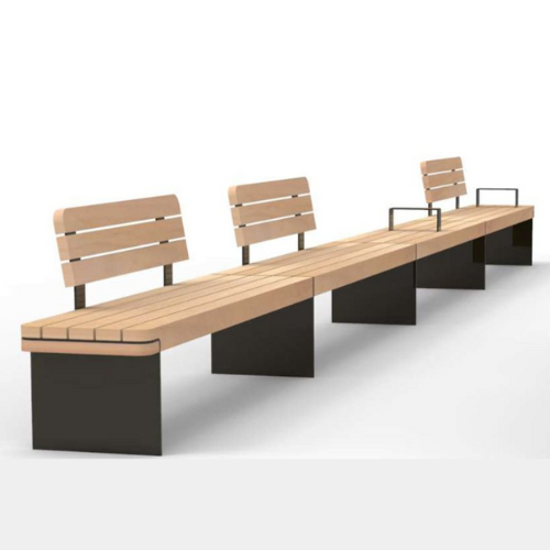 Le mobilier urbain par CROSO France banc, ensemble de pique-nique, corbeille, poubelle, grille d'arbre, appui vélo (8)