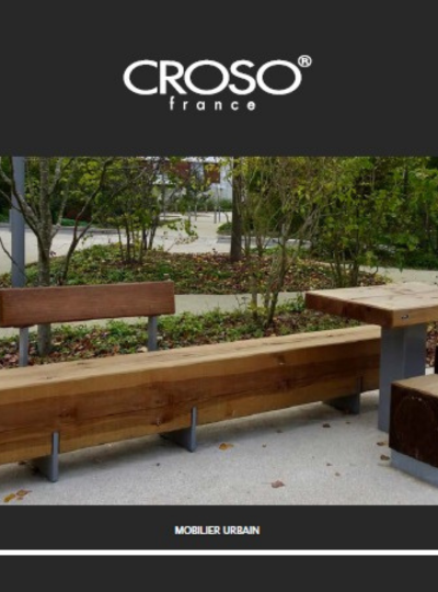 Catalogue mobilier urbain Grijsen par CROSO France